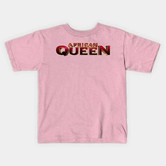 African Queen Kids T-Shirt by UnOfficialThreads